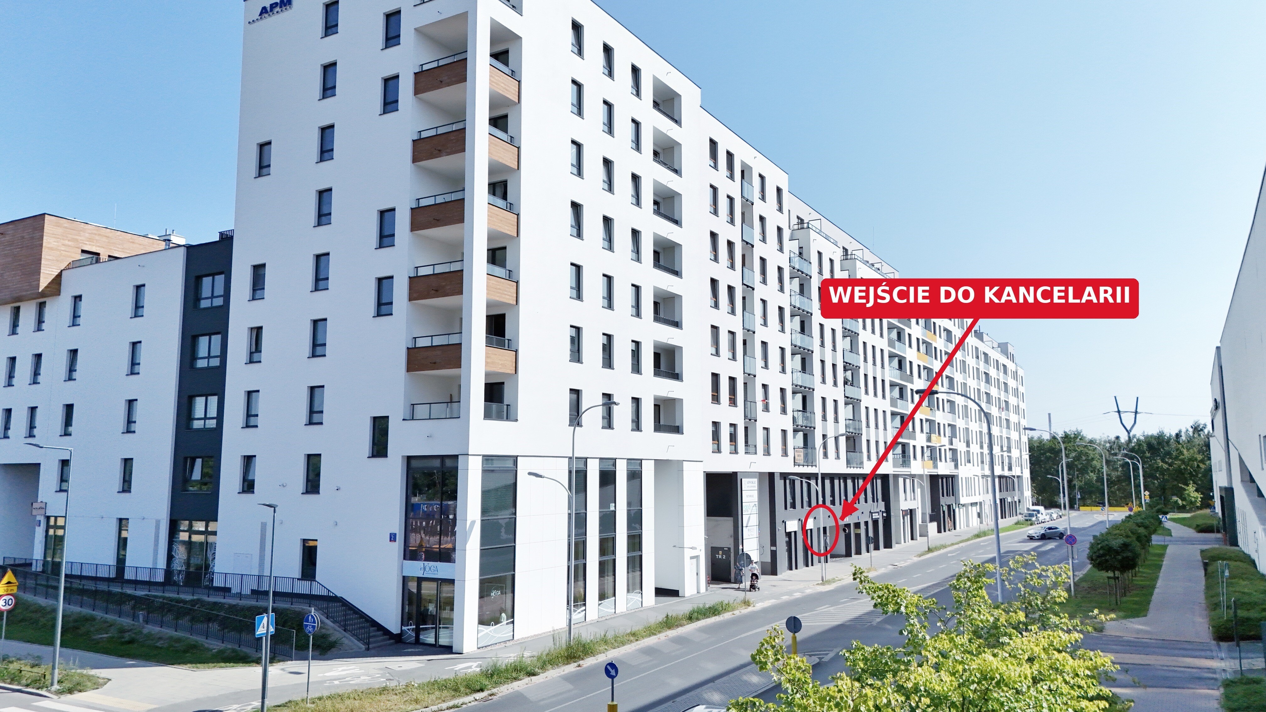 Wejście — Notariusz przy Galerii Północnej, ul. Kościeszów 6